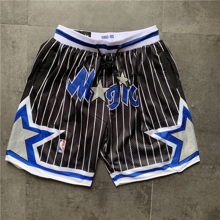 Men NBA 2021 Orlando Magic Black Shorts